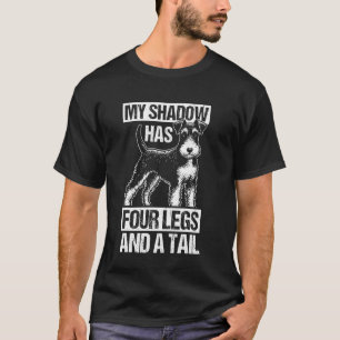 Miniature Schnauzer TShirts My Dog is My Shadow Fu