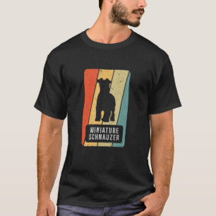 Miniature Schnauzer Vintage Dog Dogs Paw Paws Dog T-Shirt