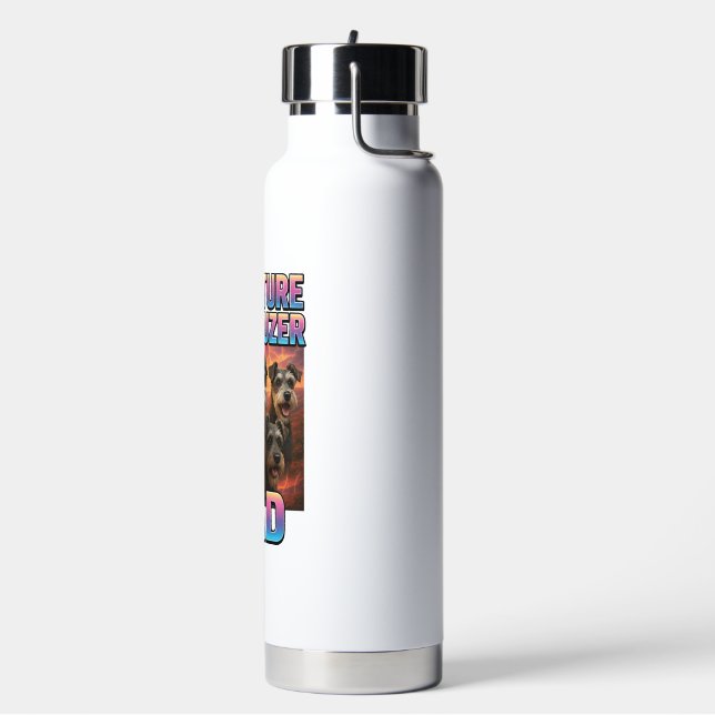 Miniature Schnauzer Water Bottle (Left)