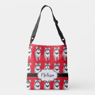 Miniature Schnauzers Custom Retro Crossbody Bag
