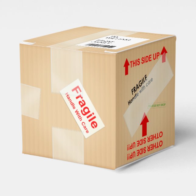 Miniature Shipping Carton Personalised Gift Box (Front Side)