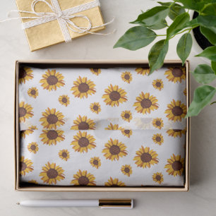 Miniature Sunflowers Pattern Tissue Paper
