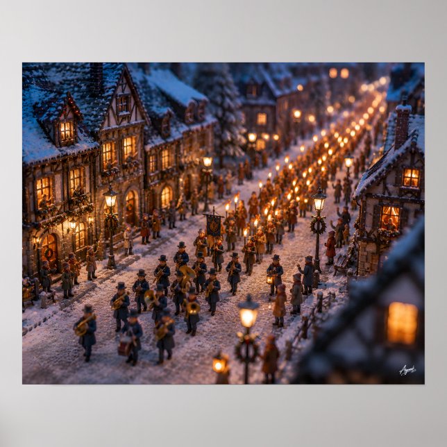 Miniature Torchlight Winter Parade Poster (Front)