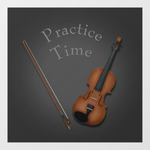 Miniature Violin & Bow Personalised Practice Room