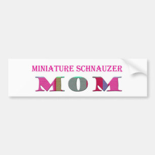 MiniatureSchnauzerMom Bumper Sticker