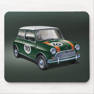 MiniCooper S1 green Mouse Pad