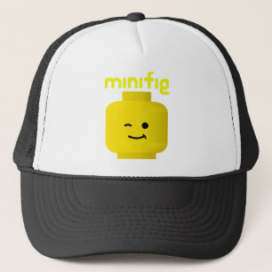 MINIFIG HEAD TRUCKER HAT