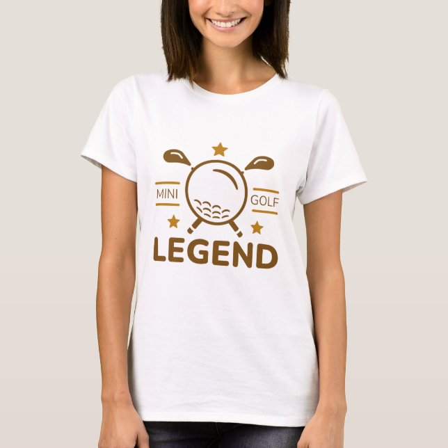Minigolf Legend T-Shirt (Front)