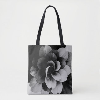 Minimal Abstract Floral Tote Bag