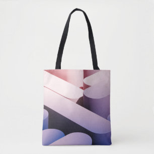 Minimal abstract mockup background. Blue and pink  Tote Bag