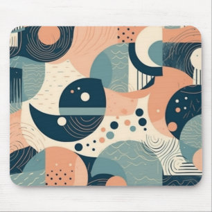 Minimal Abstract Seamless Pattern - Geometric (11) Mouse Pad