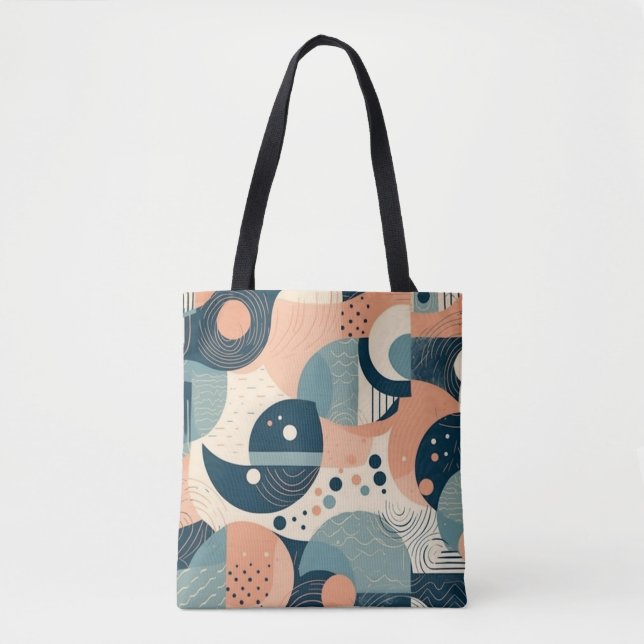 Minimal Abstract Seamless Pattern - Geometric (11) Tote Bag (Front)