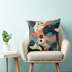 Minimal Abstract Seamless Pattern - Geometric (13) Cushion