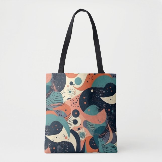 Minimal Abstract Seamless Pattern - Geometric (13) Tote Bag (Front)