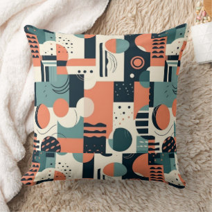 Minimal Abstract Seamless Pattern - Geometric (1) Cushion