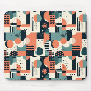 Minimal Abstract Seamless Pattern - Geometric (1) Mouse Pad