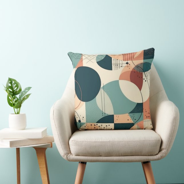 Minimal Abstract Seamless Pattern - Geometric (2) Cushion (Chair)