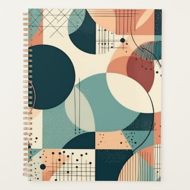 Minimal Abstract Seamless Pattern - Geometric (2) Planner (Front)