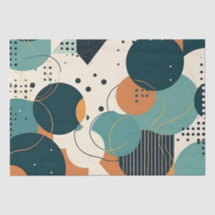 Minimal Abstract Seamless Pattern - Geometric (3) Tissue Paper