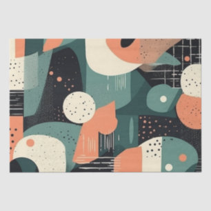 Minimal Abstract Seamless Pattern - Geometric (4) Tissue Paper