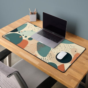 Minimal Abstract Seamless Pattern - Geometric (5) Desk Mat