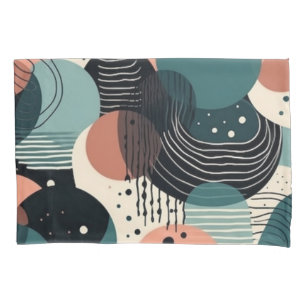 Minimal Abstract Seamless Pattern - Geometric (8) Pillowcase