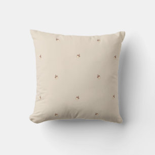 Minimal Acorn Pattern Pillow 