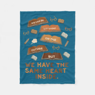 Minimal African American History Black Month Fleece Blanket