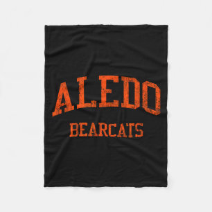 Minimal Aledo High School Hs Tx Fleece Blanket