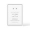Minimal and Chic | Black and White Border Wedding