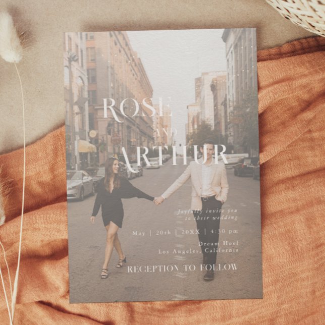 Minimal and chic black and white invitation (Creator Uploaded)