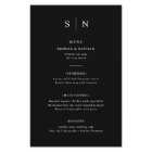 Minimal and Chic | Black and White Menu