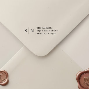 Minimal and Chic Black and White Self-inking Stamp