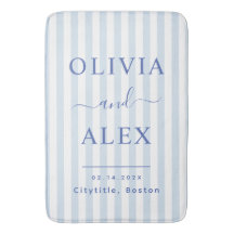 Minimal and Chic Blue French Personalised Wedding