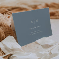 Minimal and Chic | Dusty Blue and White Wedding