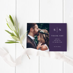 Minimal and Chic Photo Wedding BUDGET Thank You