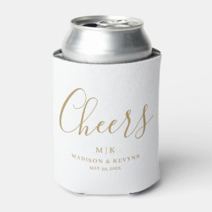 Minimal and Chic Wedding Can Cooler