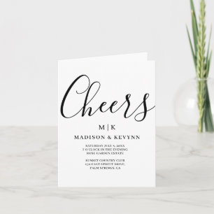 Minimal and Chic Wedding Invitation