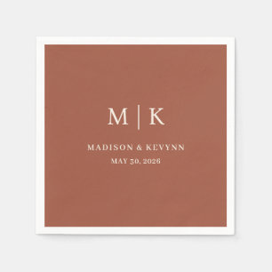 Minimal and Chic   Wedding Napkins