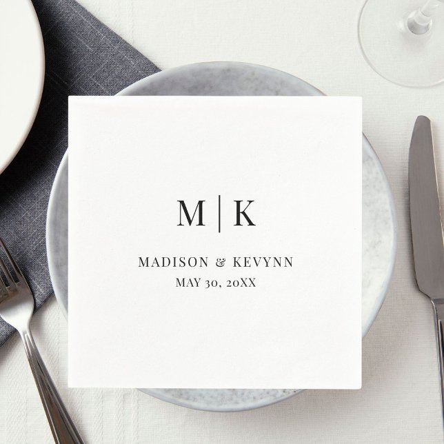 Minimal and Chic | Wedding Napkins (Creator Uploaded)