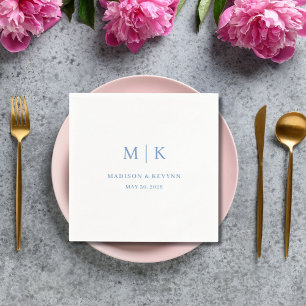 Minimal and Chic   Wedding Napkins