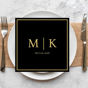 Minimal and Chic   Wedding Napkins