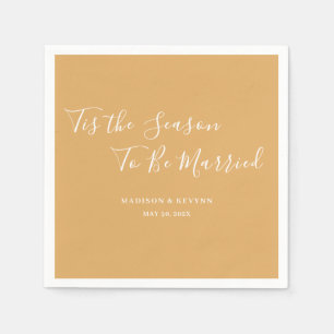 Minimal and Chic Wedding Napkins
