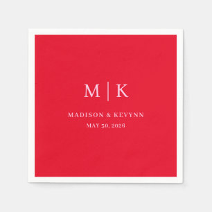 Minimal and Chic   Wedding Napkins