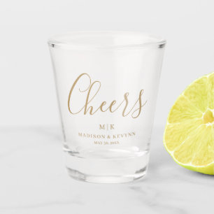 Minimal and Chic   Wedding Shot Glass