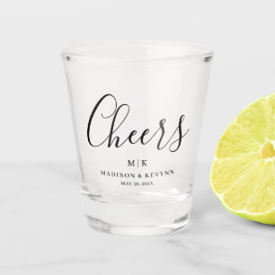 Minimal and Chic Wedding Shot Glass