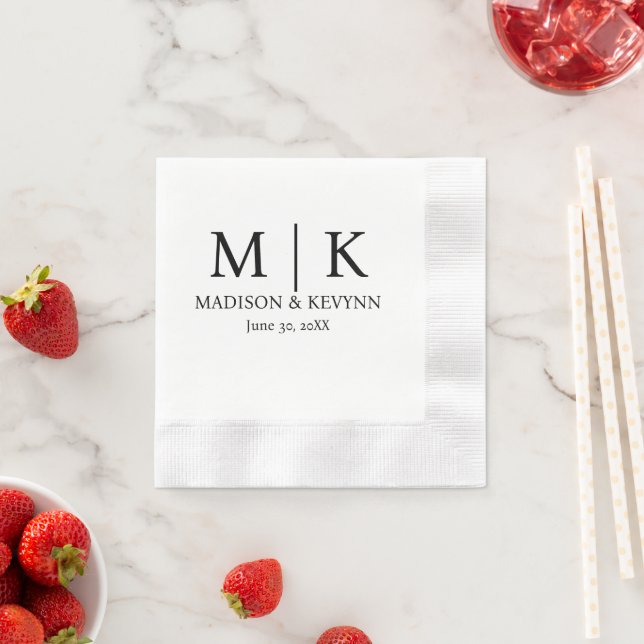 Minimal and Elegant Wedding Napkin (Insitu)