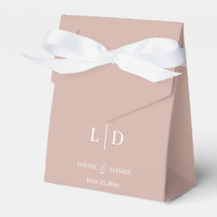 Minimal and Simple Personalised Wedding Favour Box