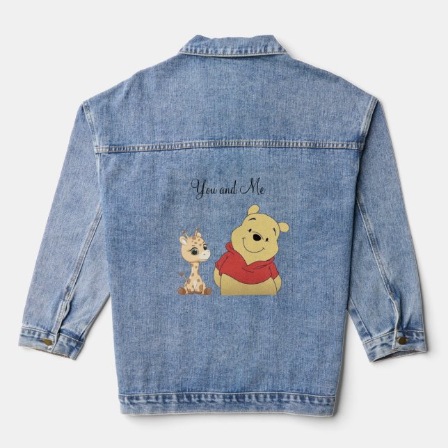 Minimal Animal Denim Jacket (Back)
