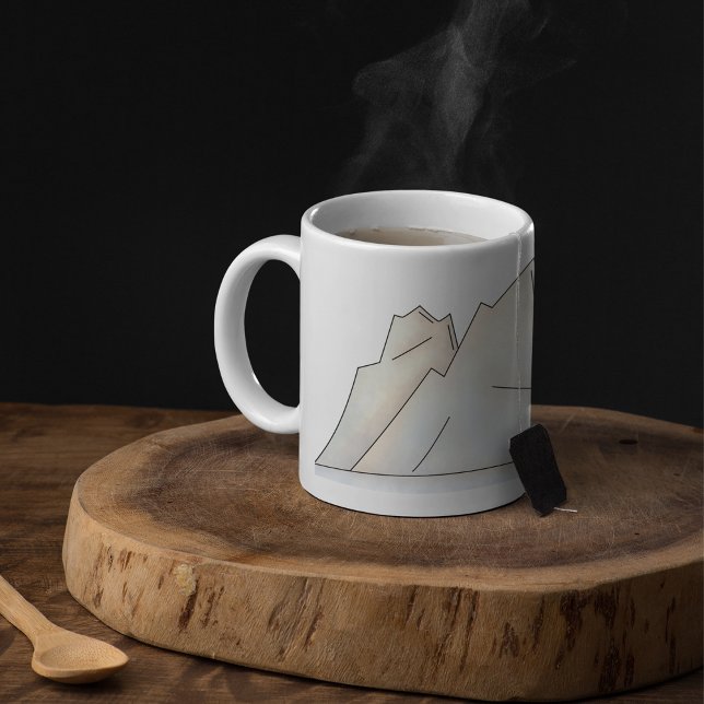 Minimal Arctic Glacier Coffee Mug (Creator Uploaded)